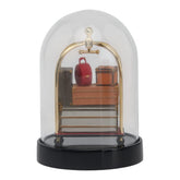 ルイ ヴィトン トランク ホテルトロリー 2011年 VIP限定 ノベルティ オブジェ グラスドーム M99407 クリア ブラック マルチカラー ガラス レディース LOUIS VUITTON 【中古】